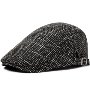 Casual Duckbill Hats Vintage Linen Newsboy Beret Sun Visor Cap Unisex