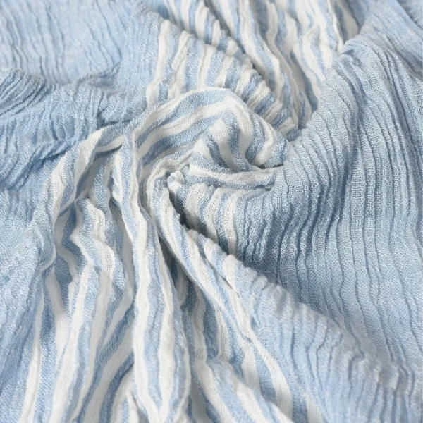 Cotton Linen Striped Men Scarf Winter Warm Casual Shawl Accessory - Image 6